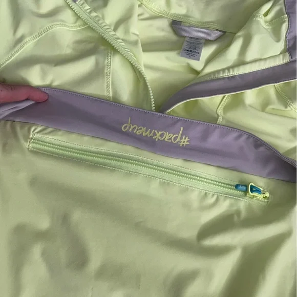 Ivivva 1/2 Zip Hooded Warm Up Jacket Size 14